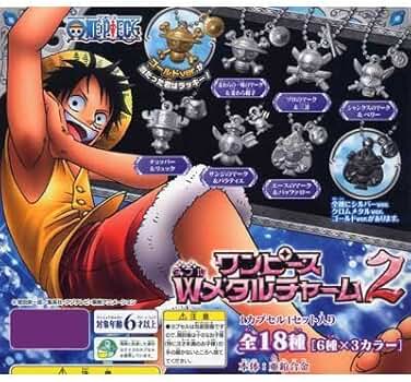 ガシャポン ONE PIECE ワンピース Wメタルチャーム2 シルバーver.6種セット 51wws4tx+aL._AC_SY350_QL65_.jpg